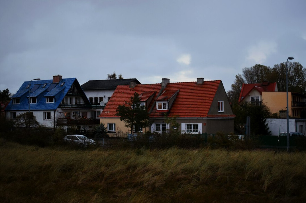 elderly woman in polish village