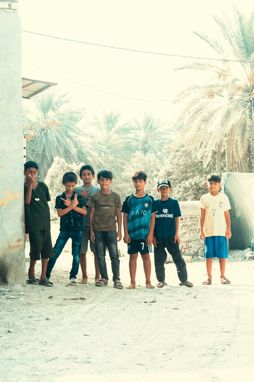young people in village